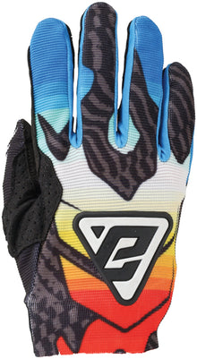 Answer Aerlite Drip Gloves Black/White/Rainbow - 2XL