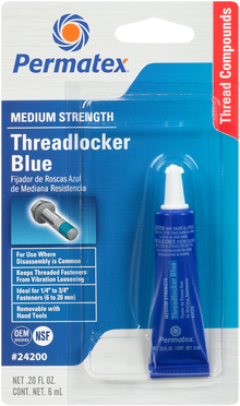 PERMATEX 242 Threadlocker - Blue - 0.2 US fl oz. 24200