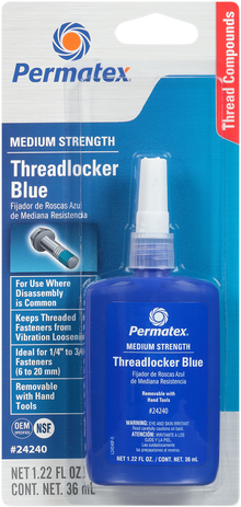 PERMATEX 242 Threadlocker - Blue - 1.22 US fl oz. 24240