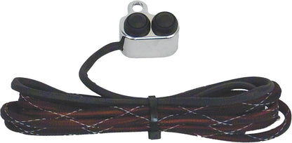 Handlebar Mounted Push Button Switch Control Chrome