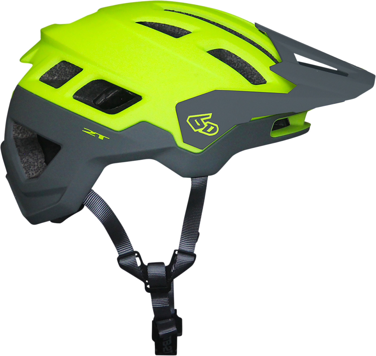 6D HELMETS ATB-2T Helmet - Ascent - Neon Yellow/Gray Matte - XL/2XL 23-0048
