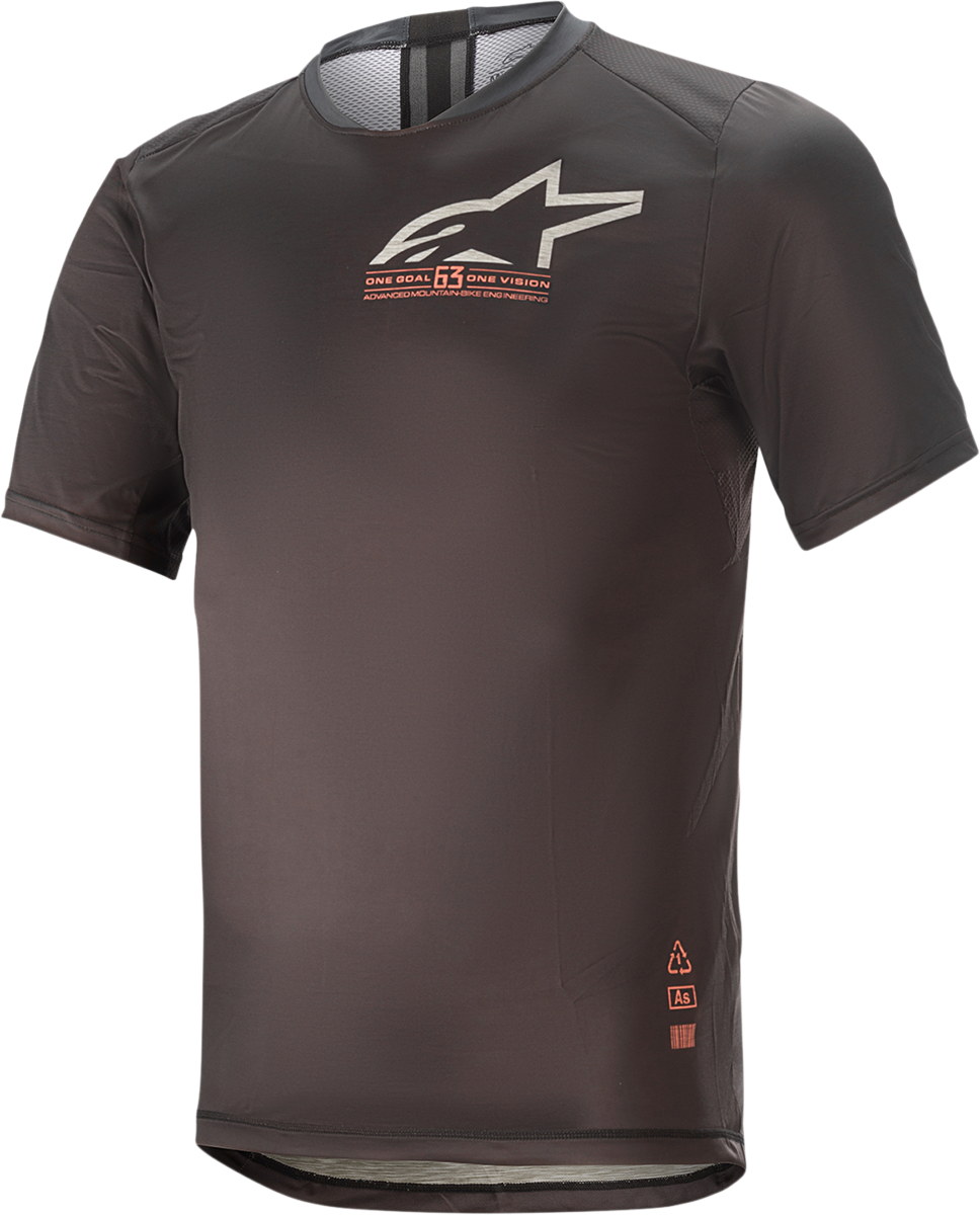 ALPINESTARS Alps 6.0 V2 Short-Sleeve Jersey - Black/Coral - Small 1763921-1793-SM