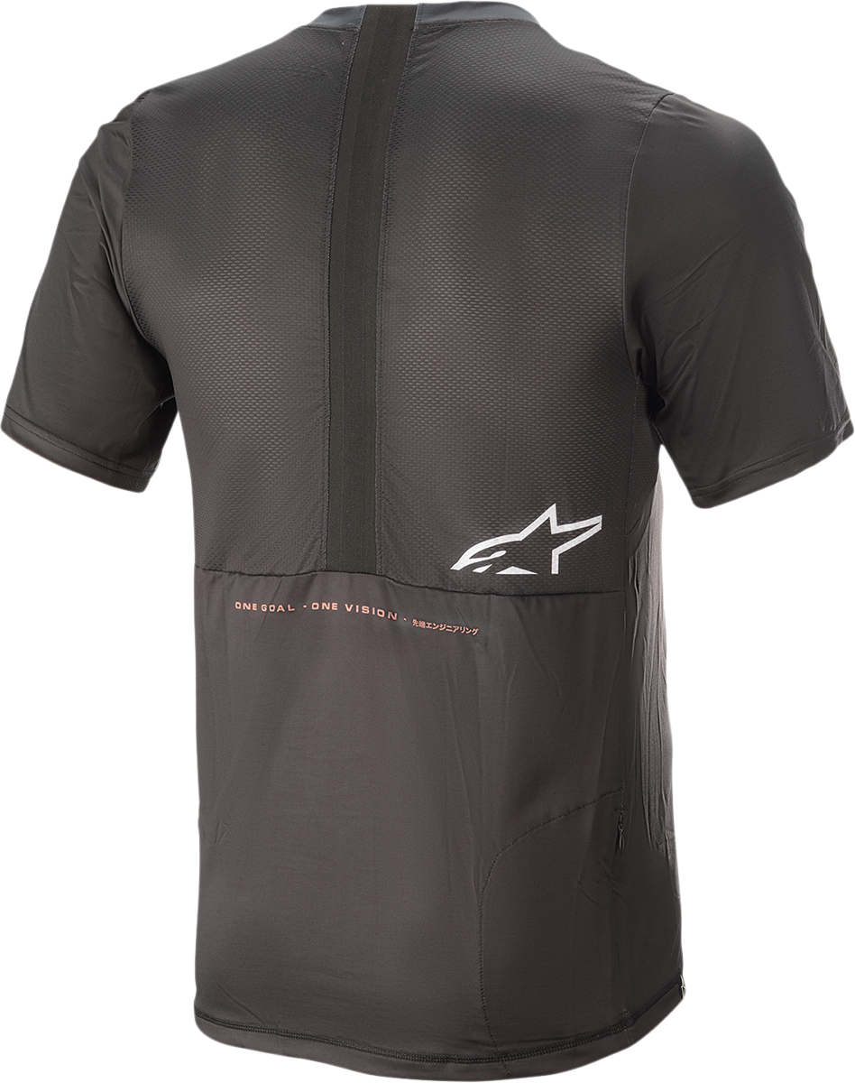 ALPINESTARS Alps 6.0 V2 Short-Sleeve Jersey - Black/Coral - Medium 1763921-1793-MD
