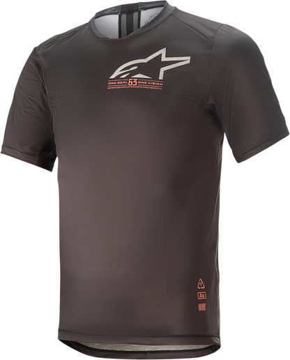 ALPINESTARS Alps 6.0 V2 Short-Sleeve Jersey - Black/Coral - 2XL 1763921-1793-2X