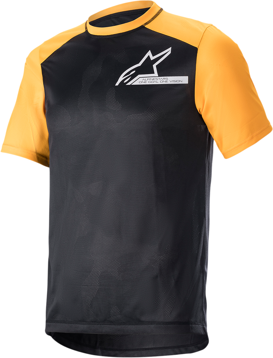 ALPINESTARS Alps 4.0 V2 Short-Sleeve Jersey - Black/Tangerine/White - XL 1765922-1402-XL