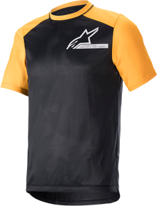 ALPINESTARS Alps 4.0 V2 Short-Sleeve Jersey - Black/Tangerine/White - Large 1765922-1402-LG