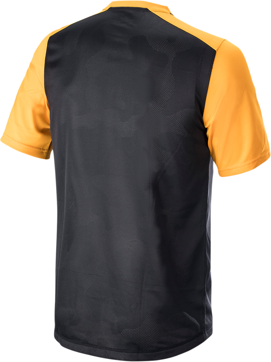 ALPINESTARS Alps 4.0 V2 Short-Sleeve Jersey - Black/Tangerine/White - Medium 1765922-1402-MD