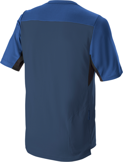 ALPINESTARS Drop 6.0 V2 Short-Sleeve Jersey - Midnight Blue/Black - 2XL 1766322-7319-2X