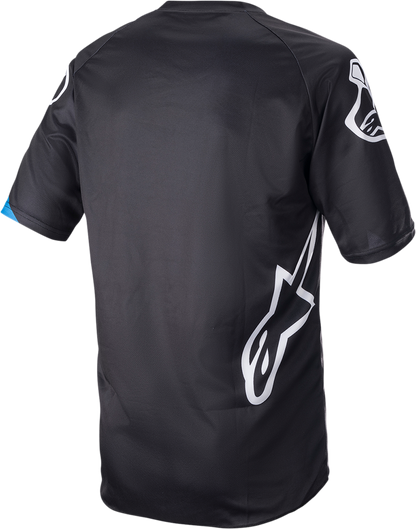 ALPINESTARS Racer V3 Short-Sleeve Jersey - Black/Bright Blue - Large 1762922-1078-LG