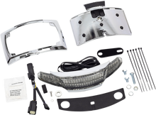 CIRO Taillight/License Plate Frame - Chrome - Smoke Lens 40254