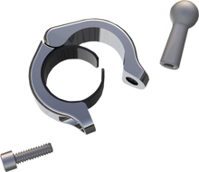 CIRO Aluminum Clamp Kit - Ball Mount - 1-1/8" - 1-1/4" Handlebars - Chrome 50138