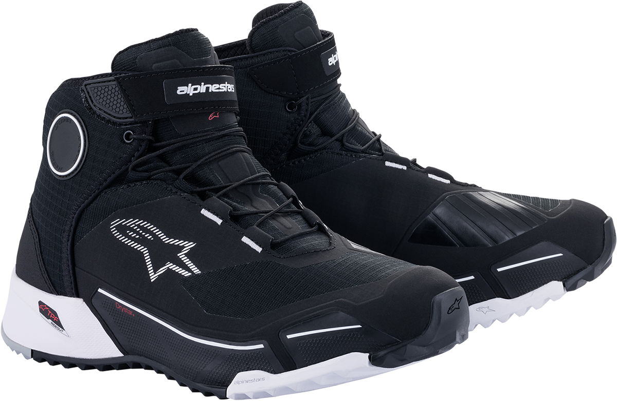 ALPINESTARS CR-X Drystar® Shoes - Black/White - US 10.5 / EU 43.5 2611820110.5