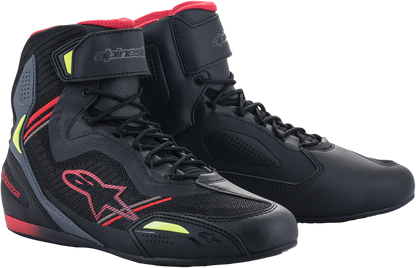 ALPINESTARS Faster-3 Rideknit® Shoes - Black/Red/Yellow - US 8 / EU 40.5 25103191368