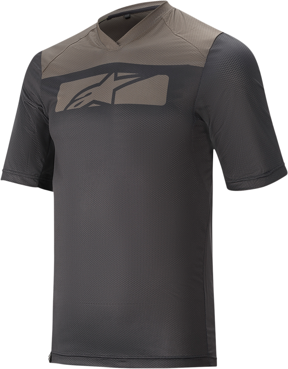 ALPINESTARS Drop 4.0 Short-Sleeve Jersey - Black/Gray - Medium 1766220-1065-MD