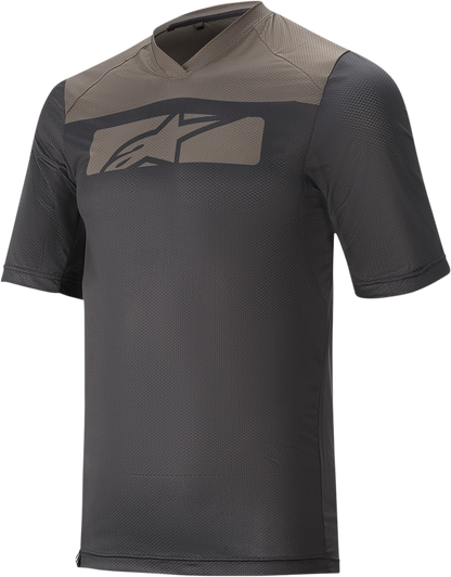 ALPINESTARS Drop 4.0 Short-Sleeve Jersey - Black/Gray - Medium 1766220-1065-MD