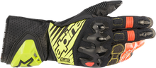 ALPINESTARS GP Tech V2 S Gloves - Black/Fluo Yellow/White/Fluo Red - Medium 3556422-1503-M