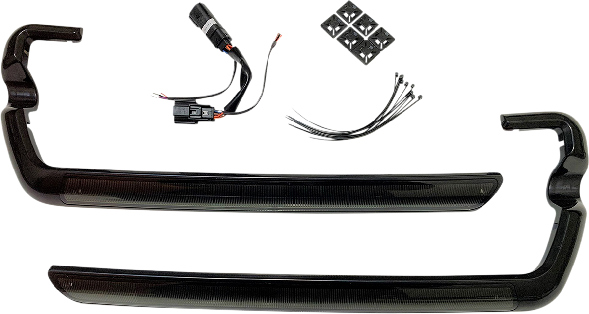 CUSTOM DYNAMICS LED Saddlebag Light - Smoke - Black CD-SB-SIDE-SB