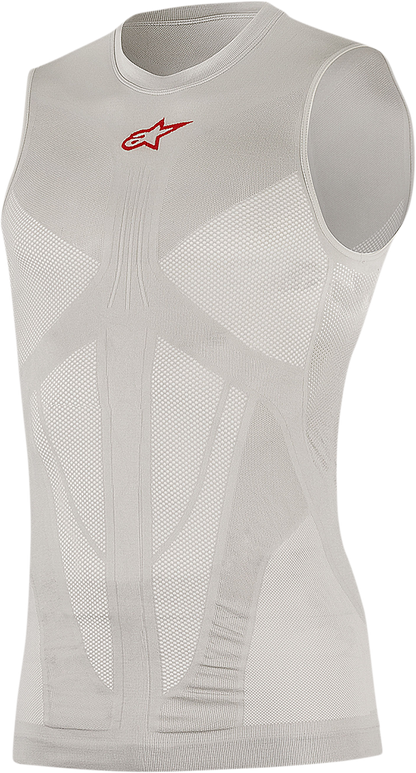 ALPINESTARS Tech Tank Summer - Silver/Red - Medium/Large 1752017-198-M/L