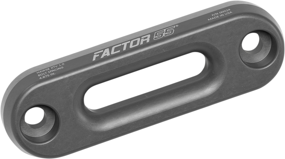 FACTOR 55 Hawse Fairlead - XTV - Gun Metal Gray 00024