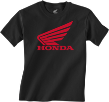 HONDA APPAREL Youth Honda Wing T-Shirt - Black - XL NP21S-Y3033-XL