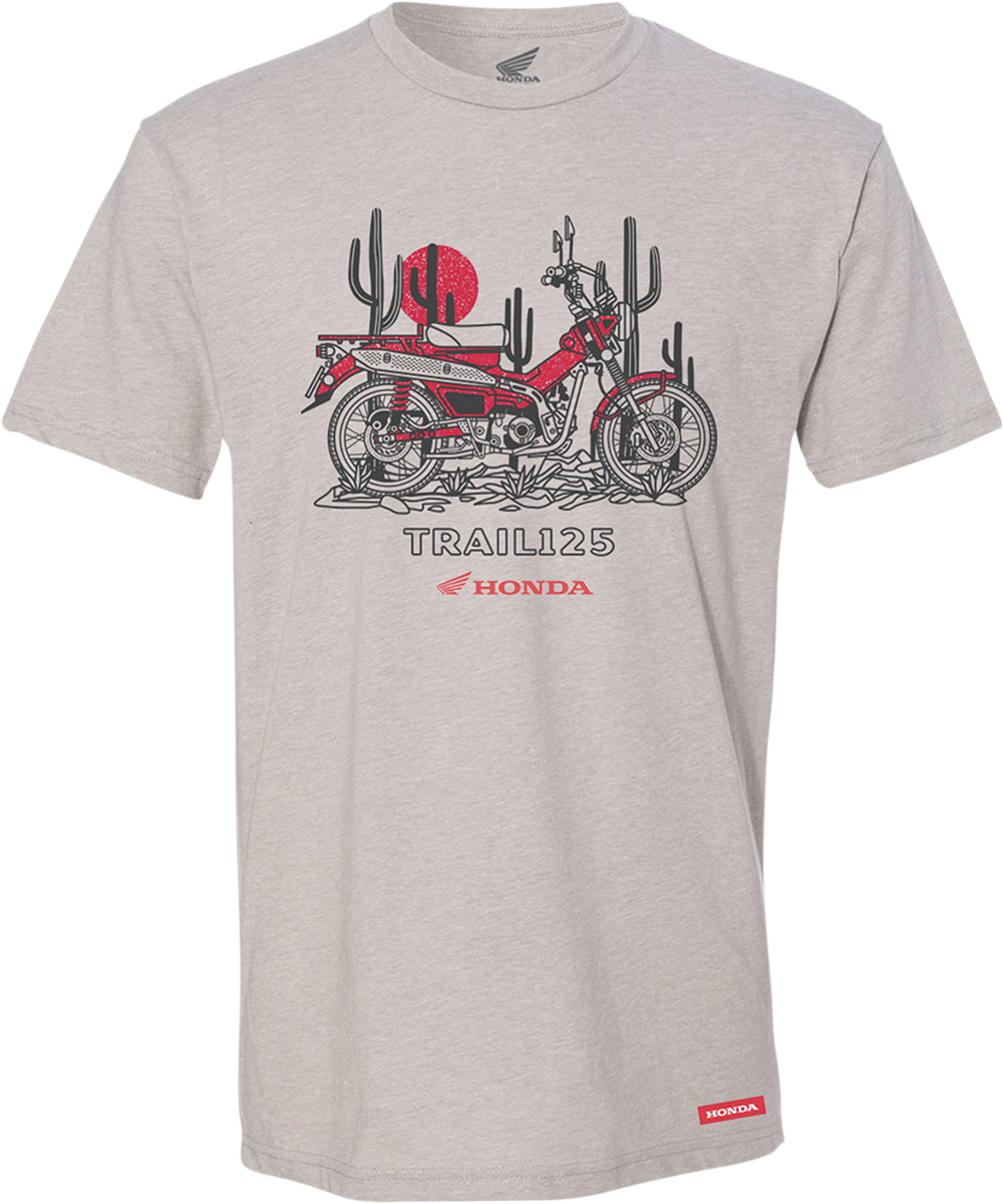 HONDA APPAREL Honda Trail 125 T-Shirt - Gray - Medium NP21S-M2469-M