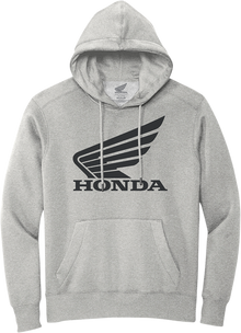HONDA APPAREL Honda Wing Hoodie - Gray/Black - Small NP21S-S3028-S