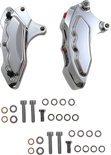 HAWG HALTERS 6-Piston Dual Caliper - Chrome - 13" FKDDCC6013