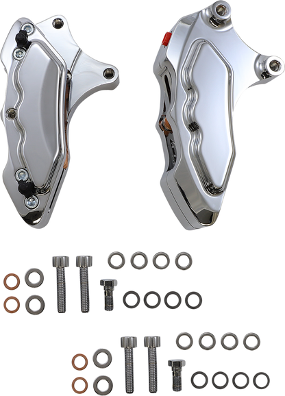 HAWG HALTERS 6-Piston Dual Caliper - Chrome - 13" FKDDCC6013
