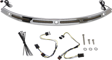 CUSTOM DYNAMICS Windshield Trim - Sequential Turn Signals - Chrome CD-WT2-SEQ-14-C