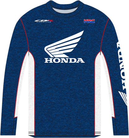 HONDA APPAREL Honda HRC Long-Sleeve T-Shirt - Navy/White - XL NP21S-M2482-XL