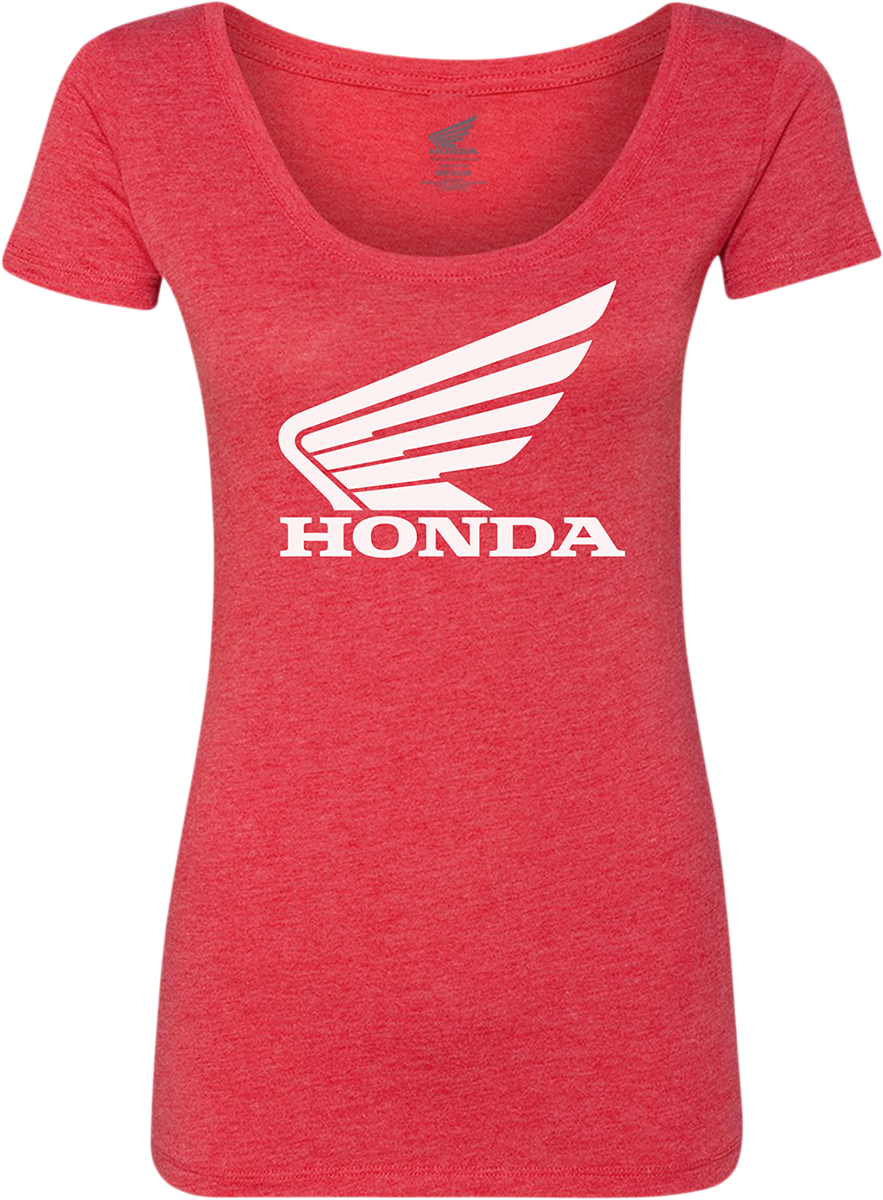 HONDA APPAREL Women's Honda Wing T-Shirt - Red - XL NP21S-L3029-XL