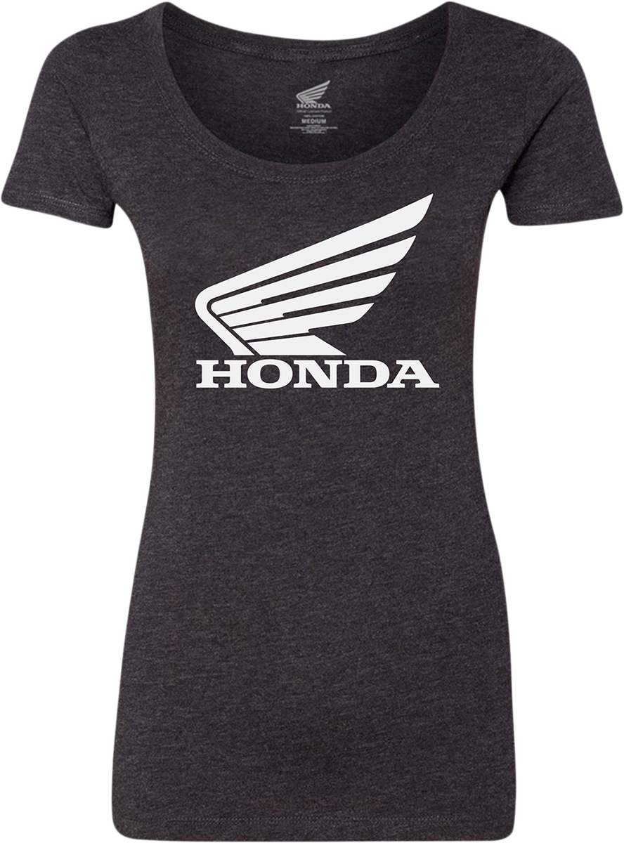 HONDA APPAREL Women's Honda Wing T-Shirt - Black - 2XL NP21S-L3030-2X