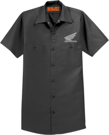 HONDA APPAREL Honda Work Shirt - Charcoal - Small NP21S-M3024-S