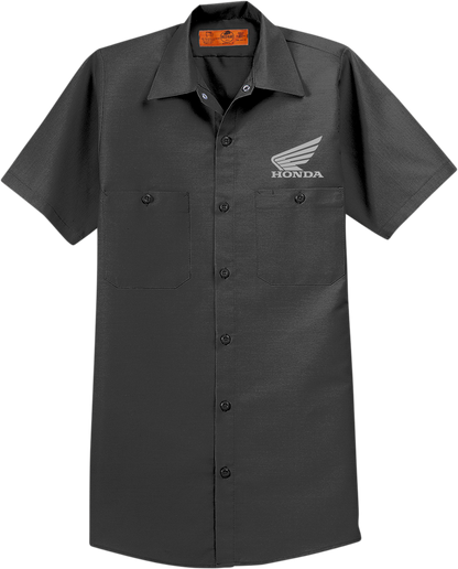 HONDA APPAREL Honda Work Shirt - Charcoal - Small NP21S-M3024-S