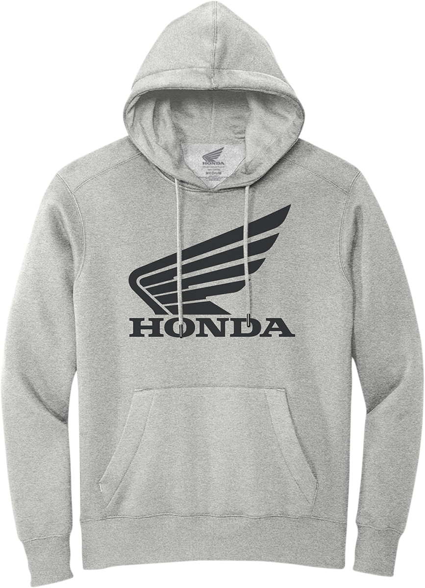 HONDA APPAREL Honda Wing Hoodie - Gray/Black - XL NP21S-S3028-XL