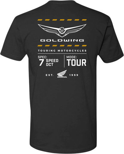 HONDA APPAREL Goldwing Tour T-Shirt - Black - XL NP21S-M2464-XL
