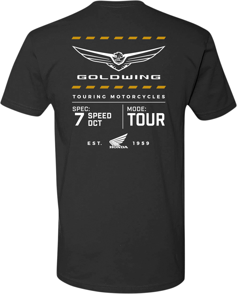HONDA APPAREL Goldwing Tour T-Shirt - Black - 2XL NP21S-M2464-2X