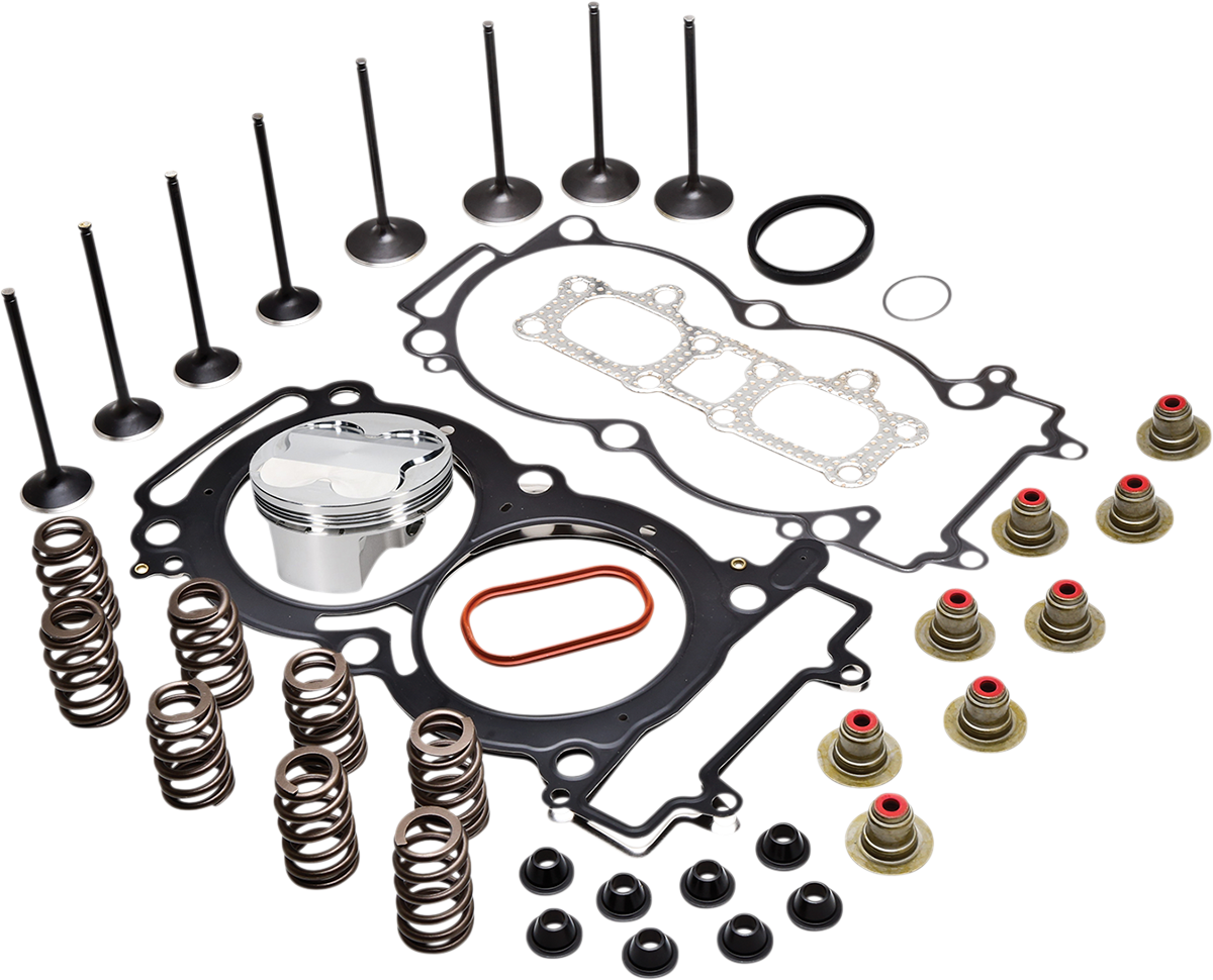 KIBBLEWHITE Top End Kit - Black Diamond™ Valves with Piston Kit - Polaris Ranger XP 900/RZR 900 82-83900