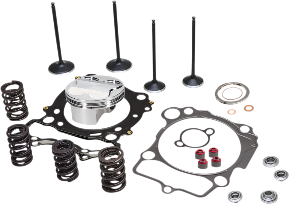 KIBBLEWHITE Top End Kit - Black Diamond™ Valves with Piston Kit - Polaris Outlaw 500/Predator 500 82-83250