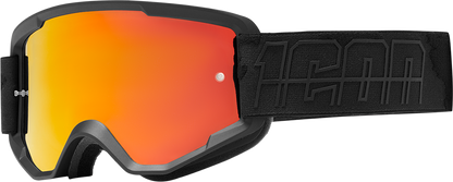 ICON Airflite Goggle - Black - RST Red Lens 2601-3231