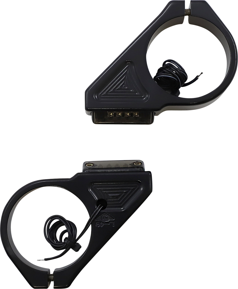 JOKER MACHINE Turn Signal - 49 mm - Amber - Black 05-305-1