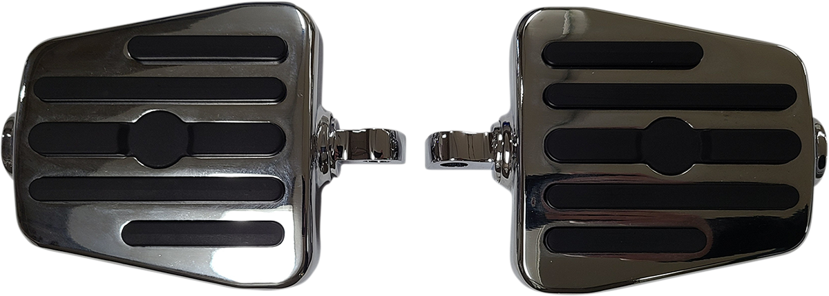 RIVCO PRODUCTS Mini Floorboards - Male Mount - Chrome MV132