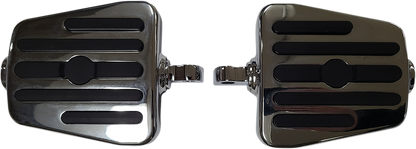 RIVCO PRODUCTS Mini Floorboards - Male Mount - Chrome MV132