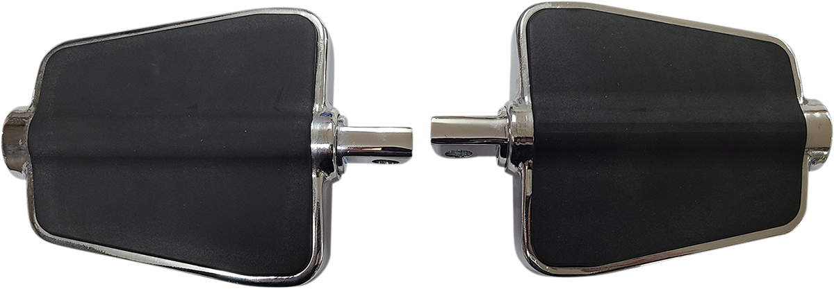 RIVCO PRODUCTS Mini Floorboards - Male Mount - Chrome MV132