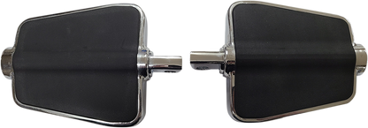 RIVCO PRODUCTS Mini Floorboards - Male Mount - Chrome MV132