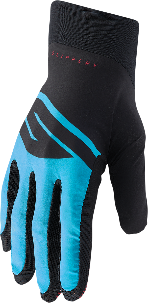 SLIPPERY Flex Lite Gloves - Aqua/Black - Medium 3260-0452