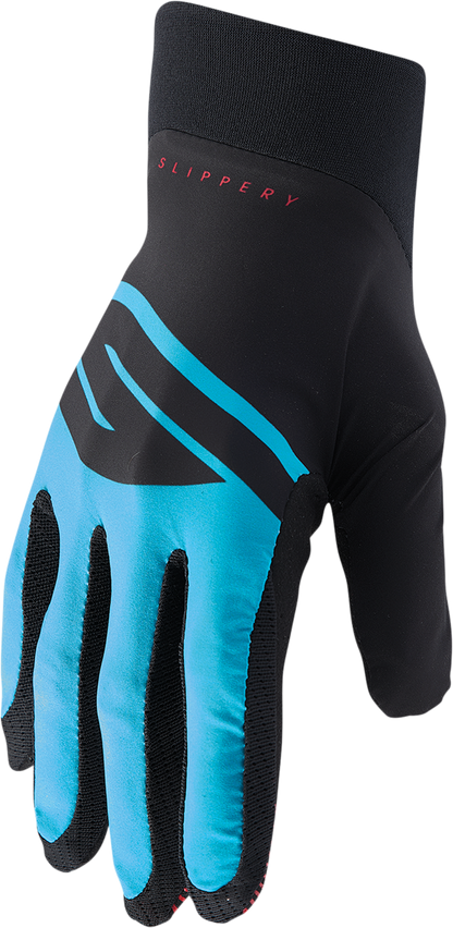 SLIPPERY Flex Lite Gloves - Aqua/Black - Medium 3260-0452