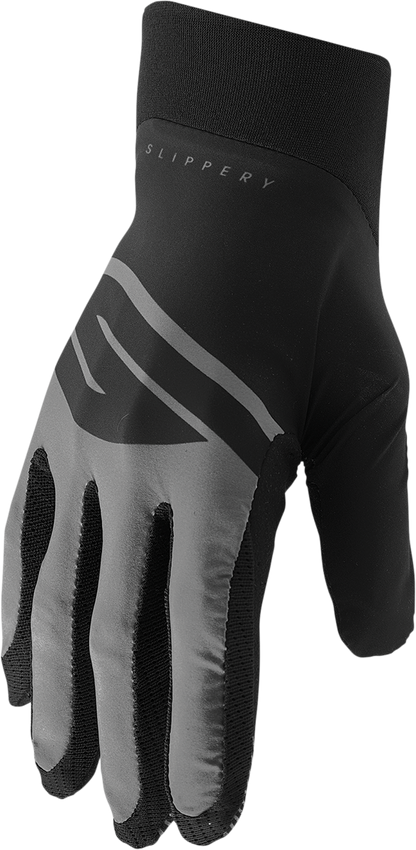SLIPPERY Flex Lite Gloves - Black/Charcoal - Medium 3260-0458