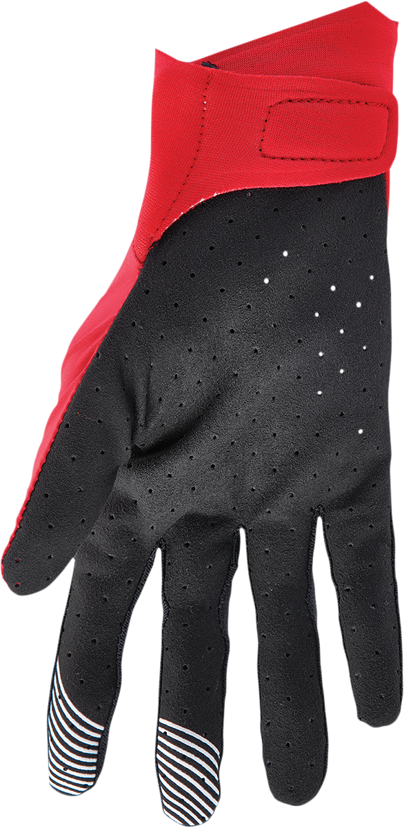 SLIPPERY Flex Lite Gloves - Red/Charcoal - Small 3260-0469