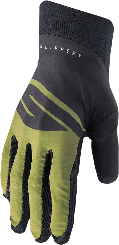 SLIPPERY Flex Lite Gloves - Olive/Black - XL 3260-0478